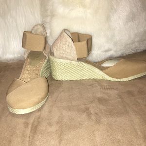Ralph Lauren Wicker Wedges